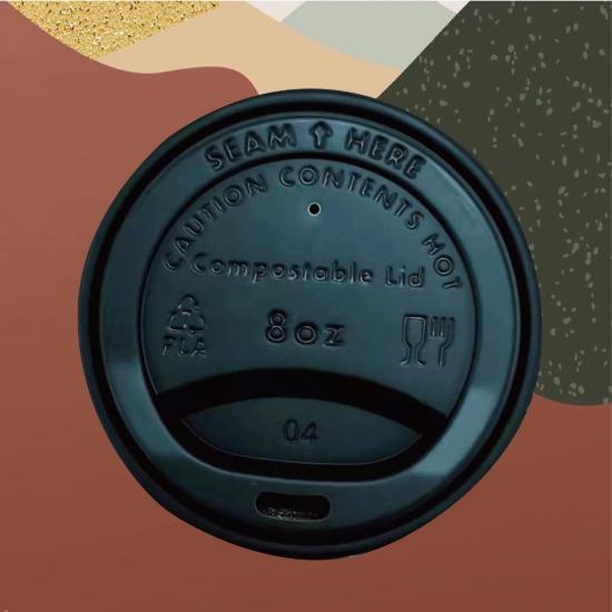 Non-Spill Cpla High Quality Stretch Cup Lids Beverage Cup Lids