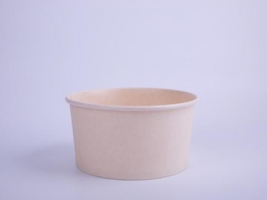 PLA kraft paper  biodegradable Salad Paper Bowls