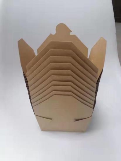 Take Away Lunch Packing Food Grade Kraft Paper box