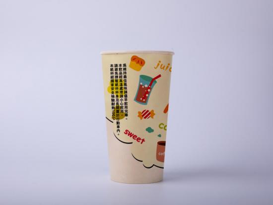 12oz pla wooden paper cups