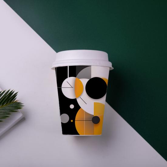  PE Coated Disposable Single Wall Paper Cup