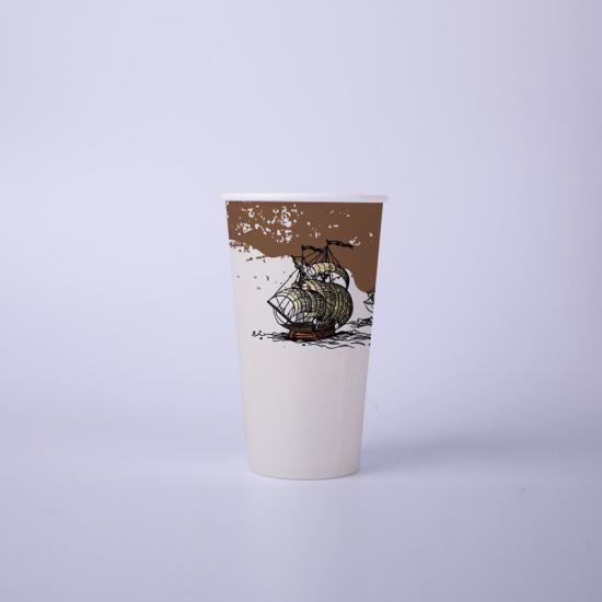 PE 22oz Single Wall Paper Cup